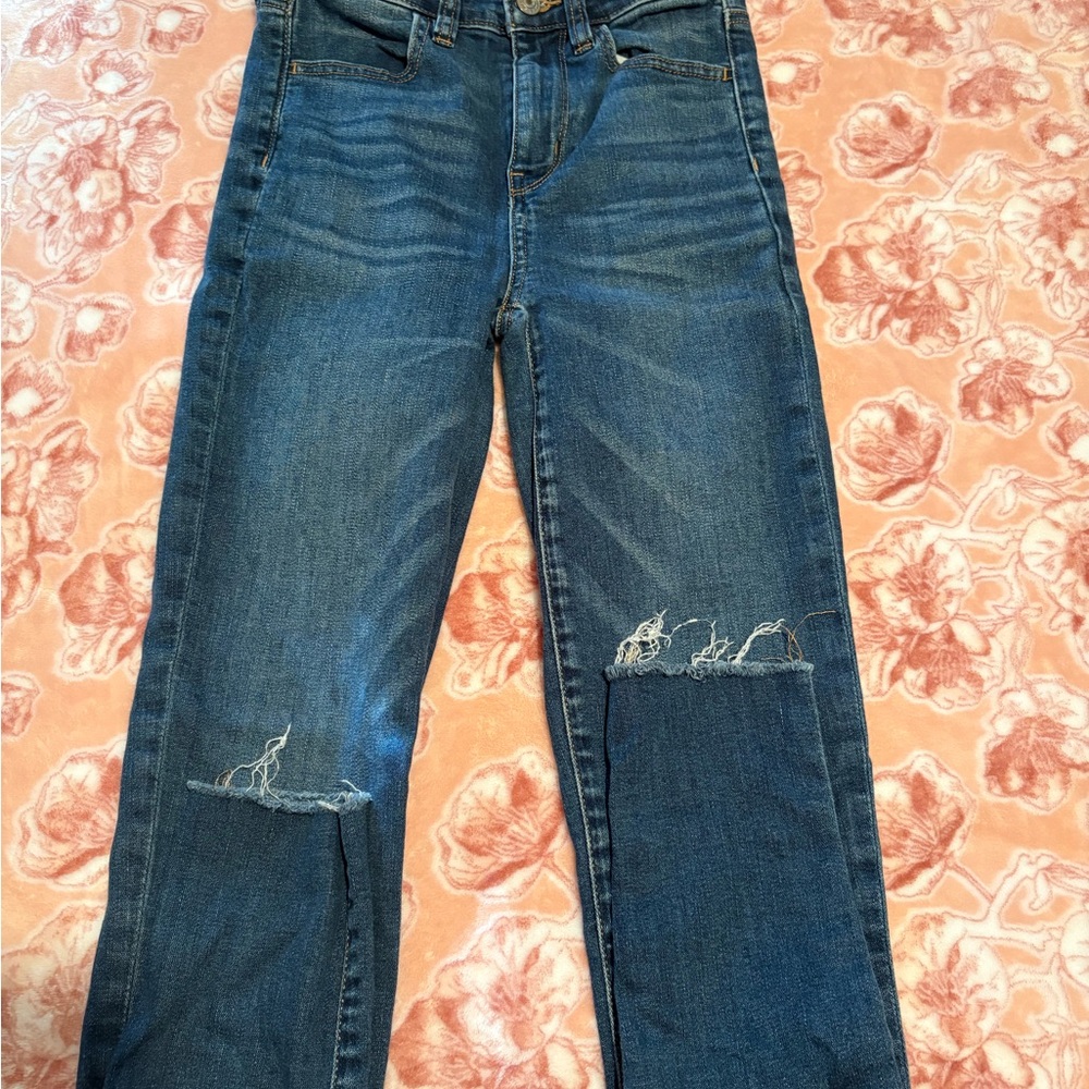 American Eagle Outfitters High Rise Blue Jeans